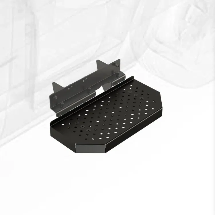 FO0414-JL1.DS – LEGEND FLEET Truck Step, Driver Side Single Flat Treaded Step 63 Pound Capacity Fixed Stationary E-Co...